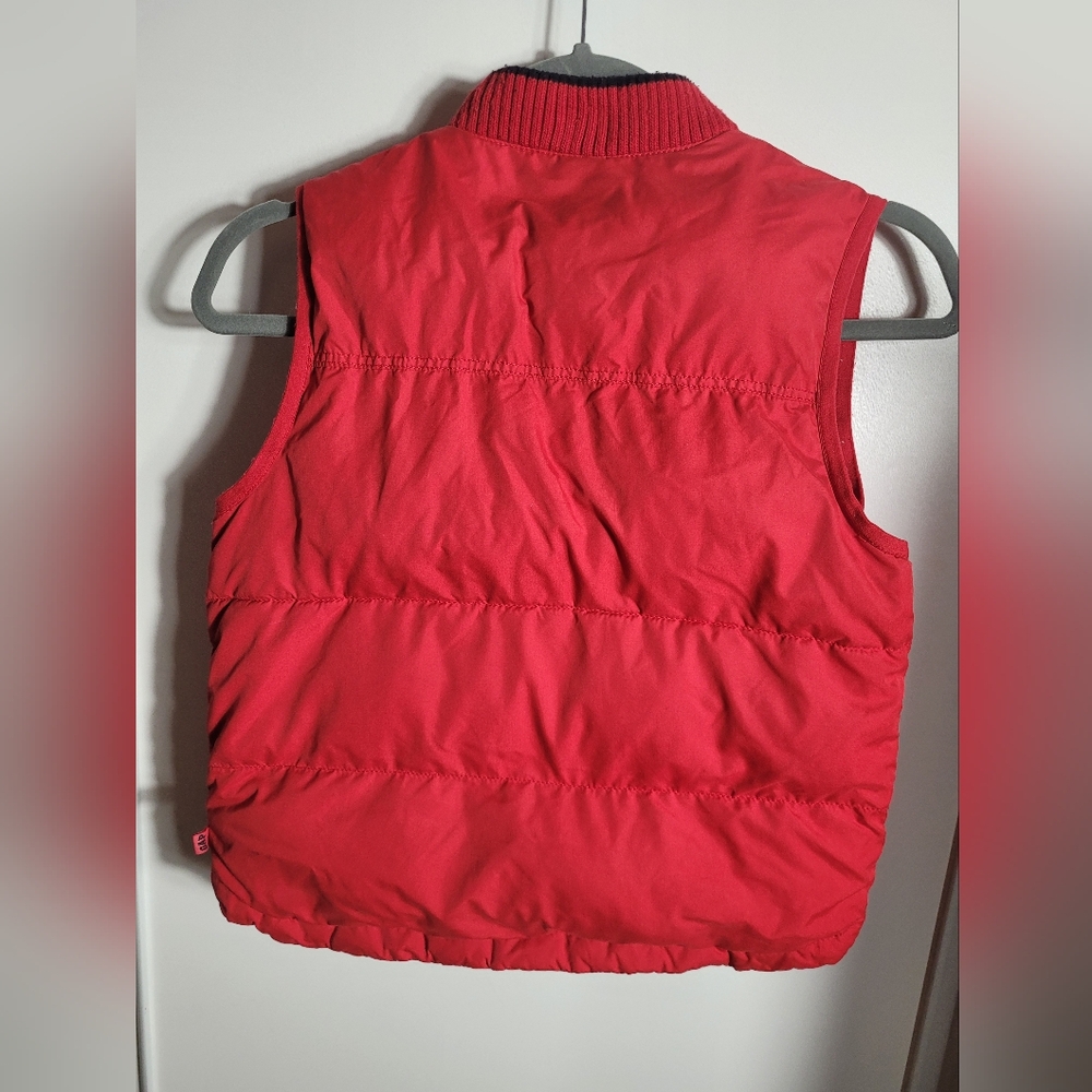 GAP Kids Red Puffer Vest (S/P 6-7) - Picture 2 of 4
